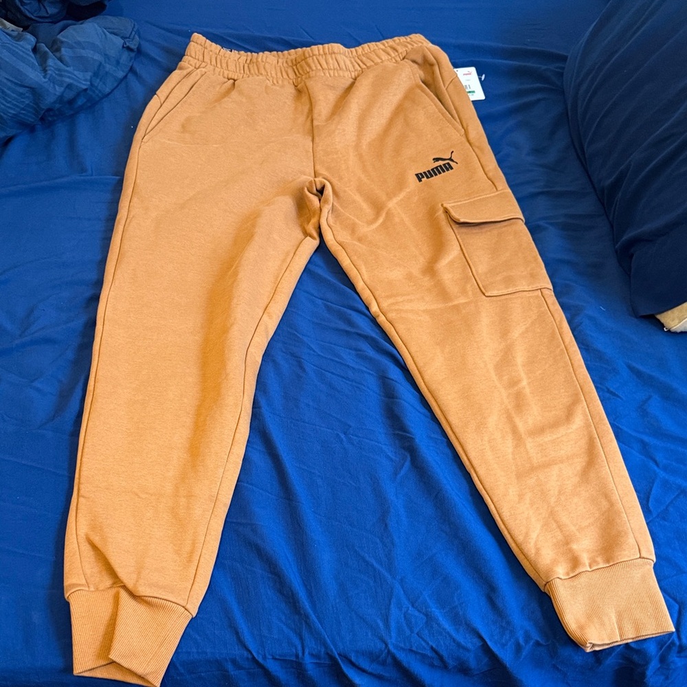 Puma Men's Tan Joggers
